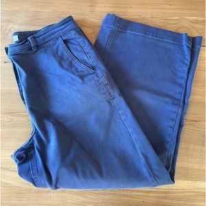 Everlane, wide leg pants size 12. Cotton canvas material. VGUC